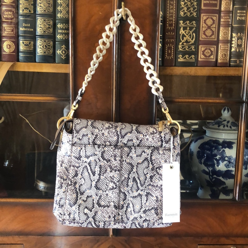 Hammitt Bryant Daisy Snake Leather Crossbody NWT and NIB - Picture 3 of 8